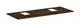 Hansgrohe-HG-Xelu-Q-Konsole-1360-550-mit-2-Ausschnitten-fuer-Aufsatzwaschtisch-mit-Hahnloch-Nussbaum-Dunkel-54125630 gallery number 1